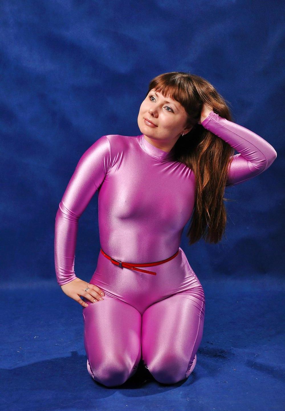 25P Pink catsuit