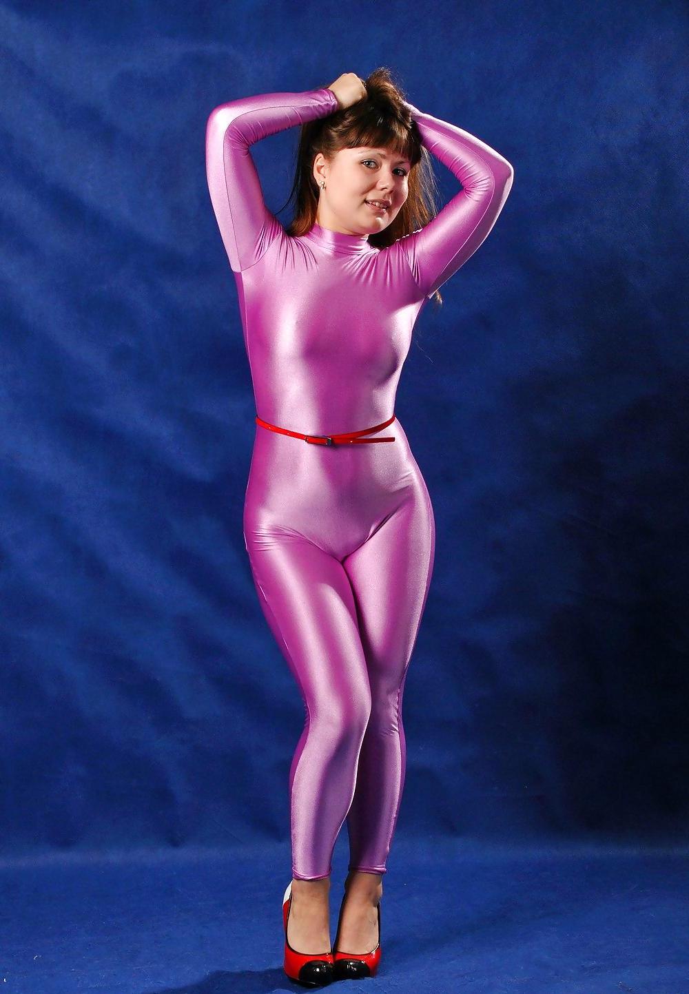 25P Pink catsuit