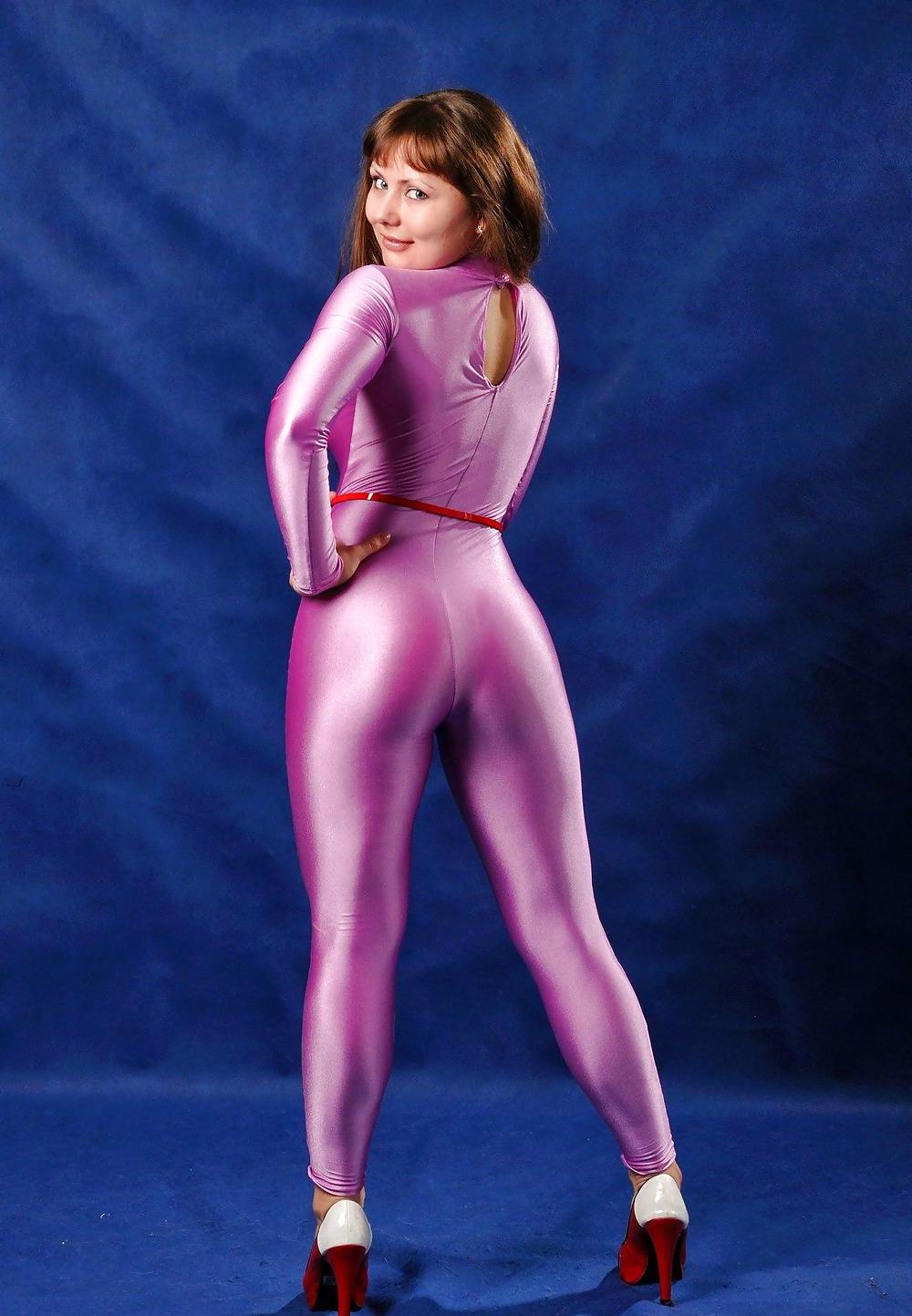 25P Pink catsuit