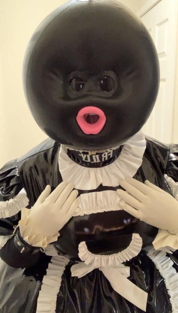 25P Black Ballhood Frilly Maid