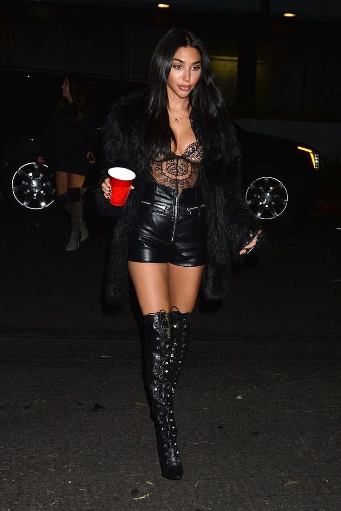 25P Female Celebrity Boots &amp; Leather - Chantel Jeffries