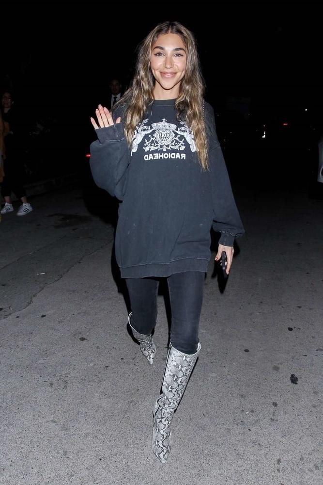 25P Female Celebrity Boots &amp; Leather - Chantel Jeffries