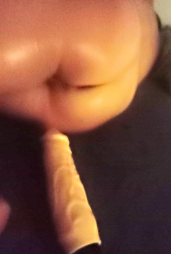 6P Anette slut wife huge dildo insert