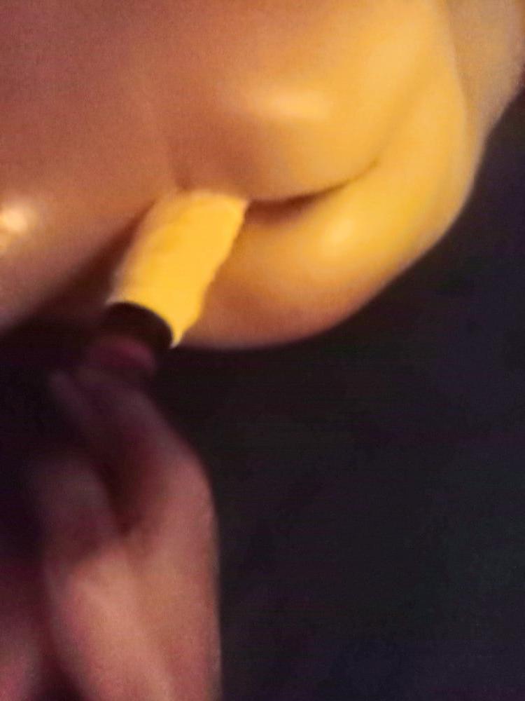 6P Anette slut wife huge dildo insert