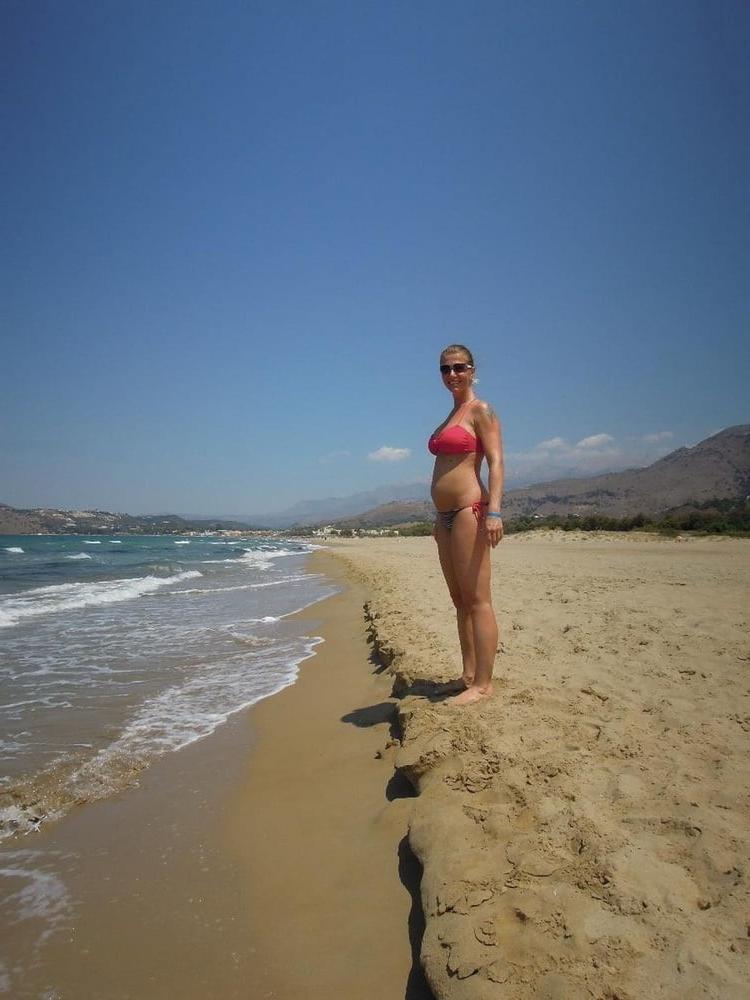 25P Monica is a really hot pregnant blonde wife I want to fuck