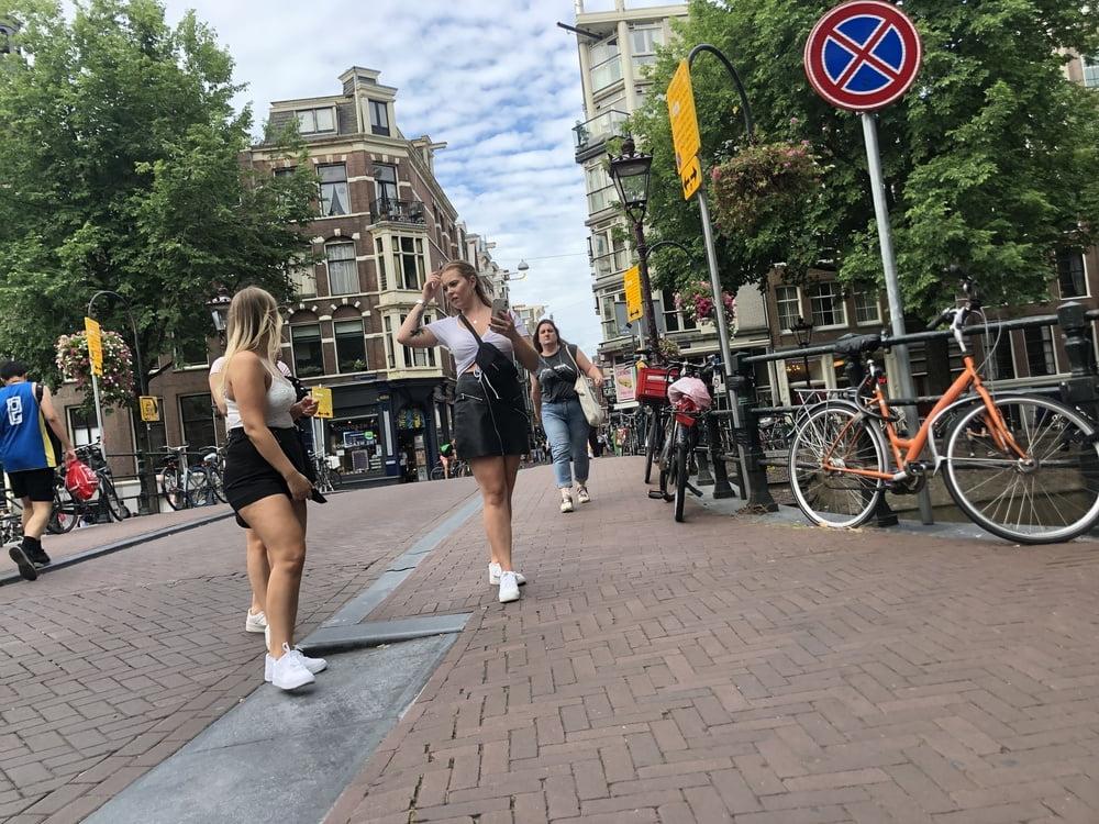 10P Candid German Teens leather