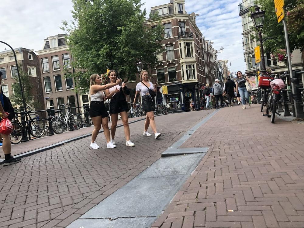10P Candid German Teens leather