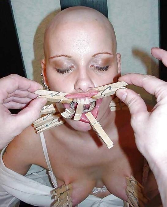 25P Humiliated Shaved Bald Headed Girls