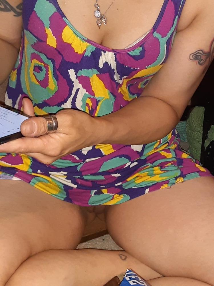 7P Wife knows I love her dress and pussy