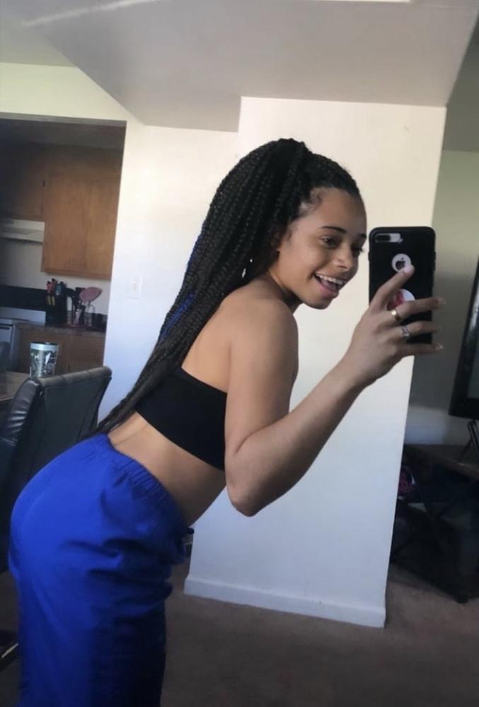 25P Slutty Ebony Teen! #2 (Comment what you would do to her)