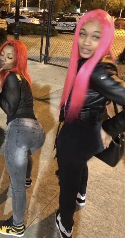 25P Ebony Teen Sluts! Which one would you fuck? Comment!