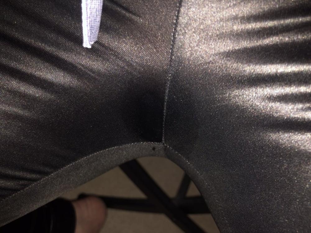 25P Wife Shiny Black &amp; Silver Bondage