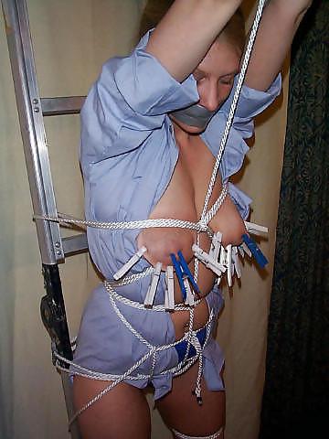 25P Blonde Milf in Bondage