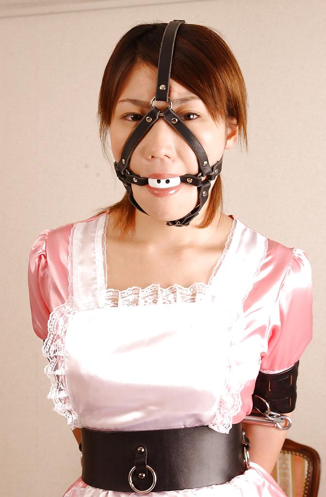 25P Satin Maid Bondage