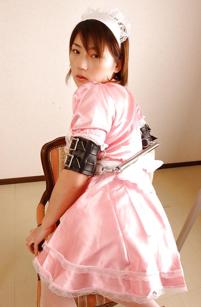 25P Satin Maid Bondage