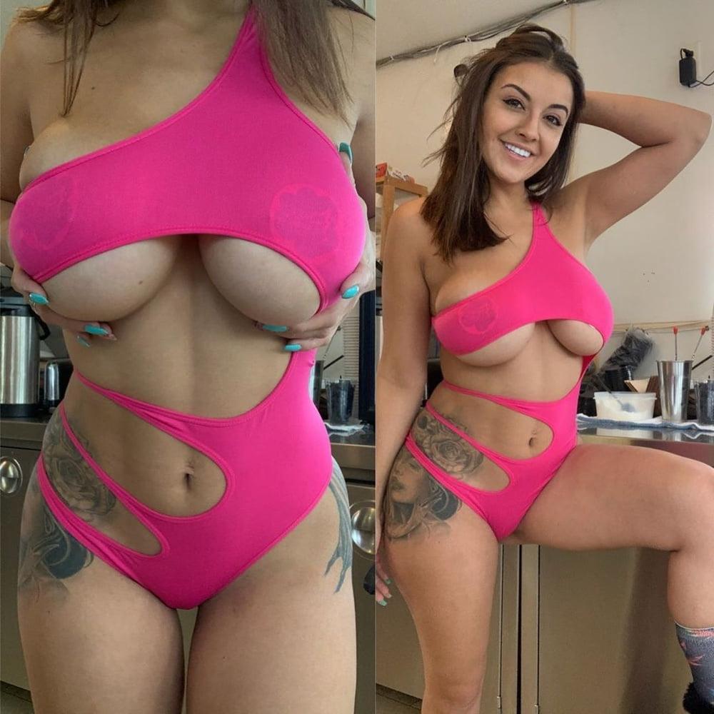 25P Brianna Hot Amateur Brunette Big Ass Babe Model