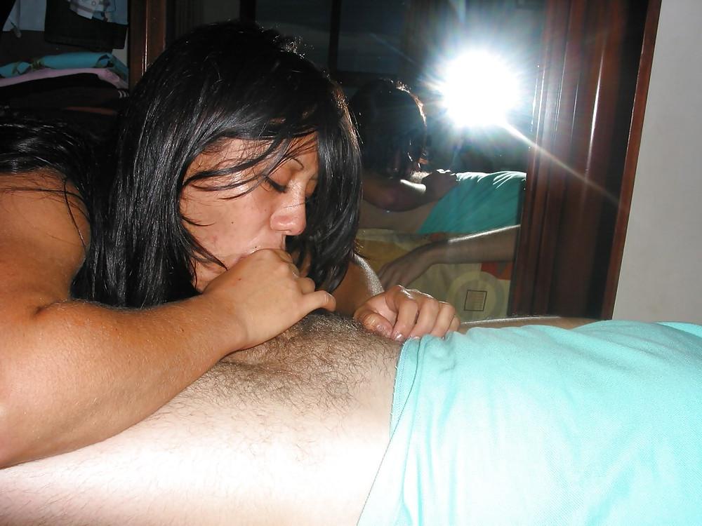 11P Indian gf havin fun with a white cock while bf takes pics