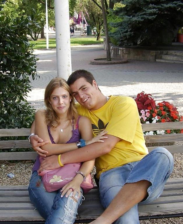 25P Hungarian blonde and her bf
