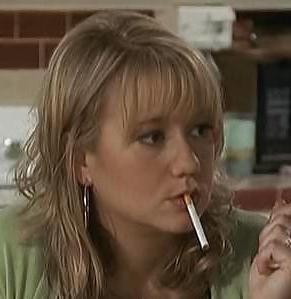 25P Megyn Price Smoking Cigarettes