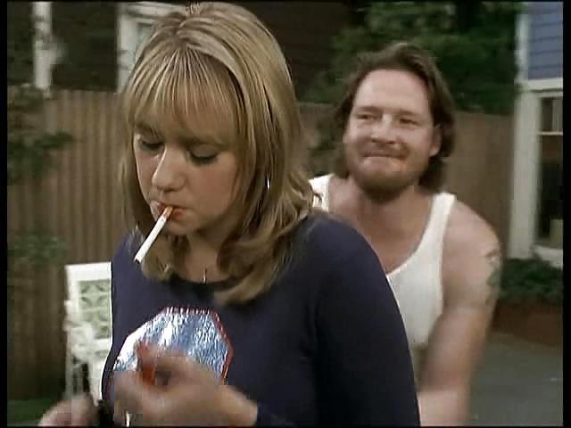 25P Megyn Price Smoking Cigarettes