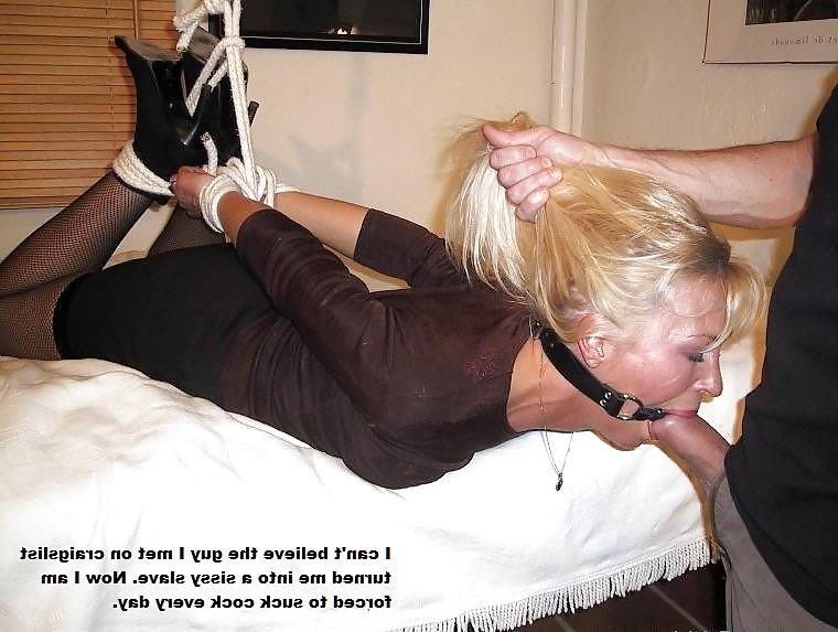 9P Craiglist crossdresser bondage captions