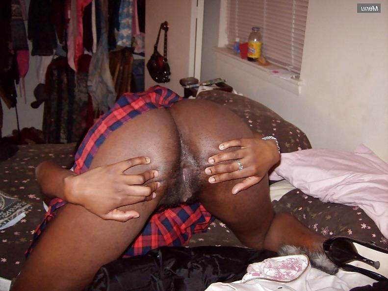 6P Ebony school girl