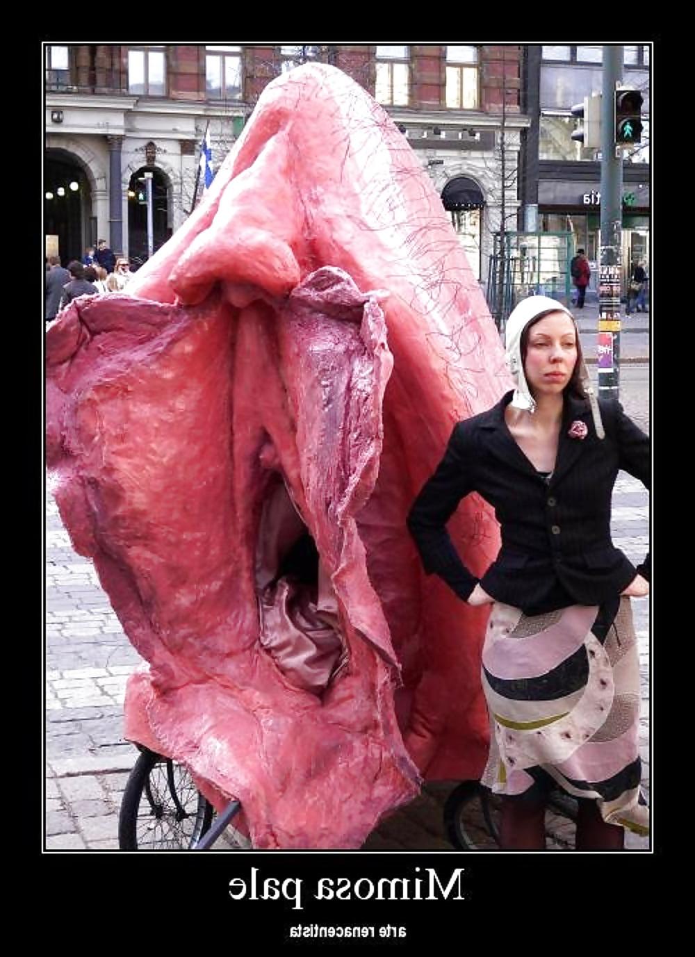 11P Giant Vulva Bicycle Taxi Is Freudian Wet Dream