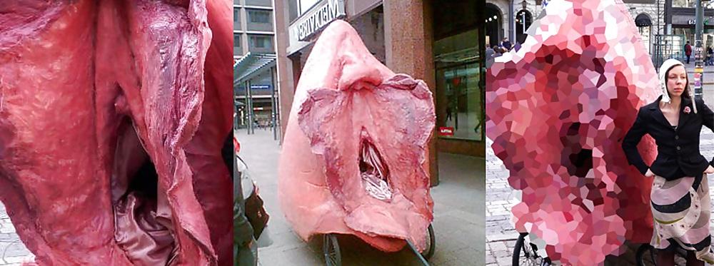 11P Giant Vulva Bicycle Taxi Is Freudian Wet Dream