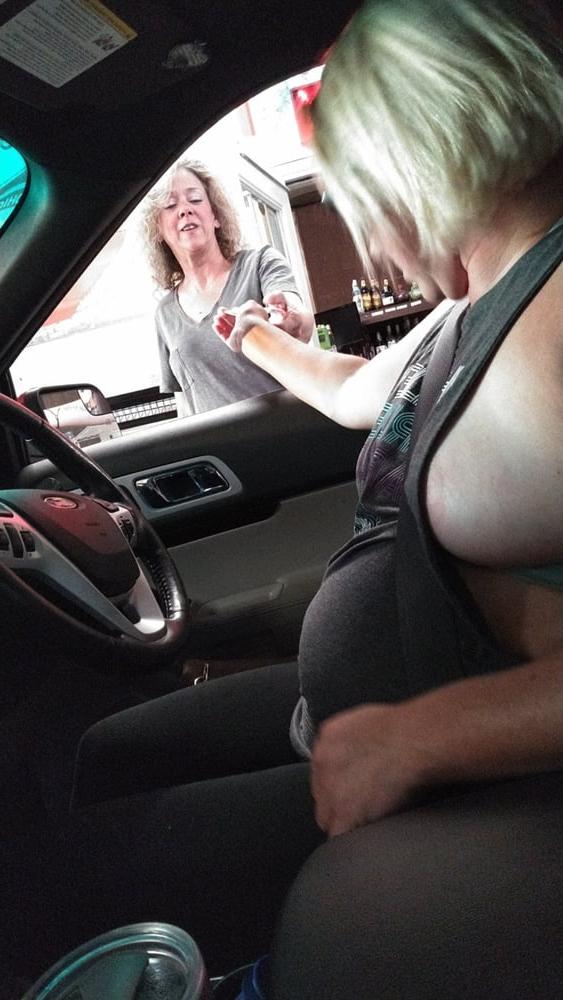 12P Wife flashing and having fun