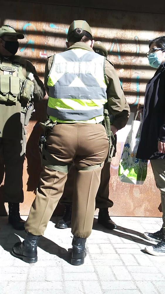 7P Chilean Policewoman Big Ass - Paca Culona