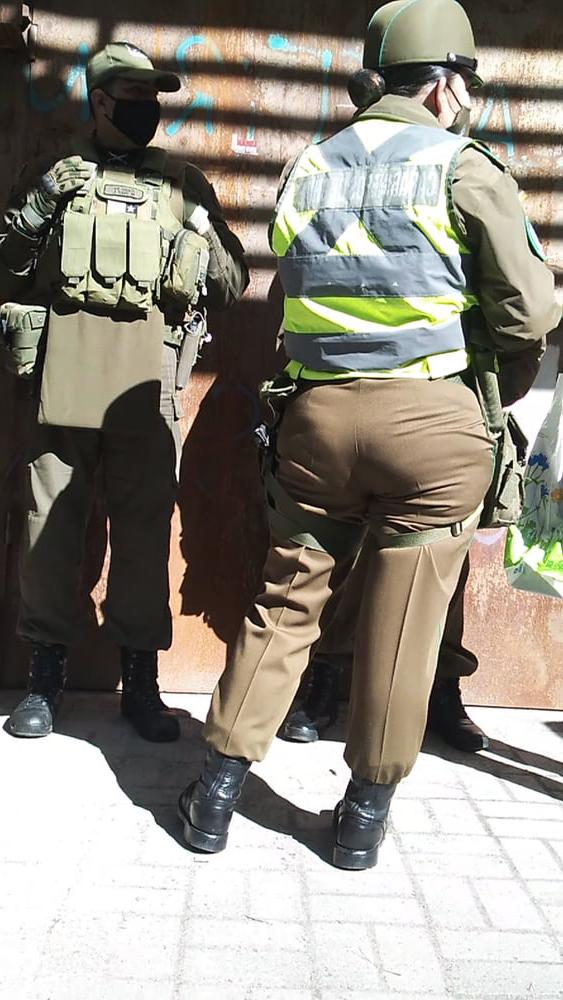7P Chilean Policewoman Big Ass - Paca Culona