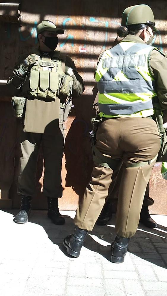 7P Chilean Policewoman Big Ass - Paca Culona