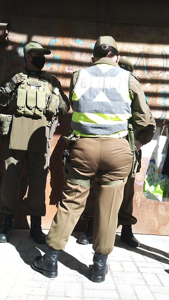 7P Chilean Policewoman Big Ass - Paca Culona
