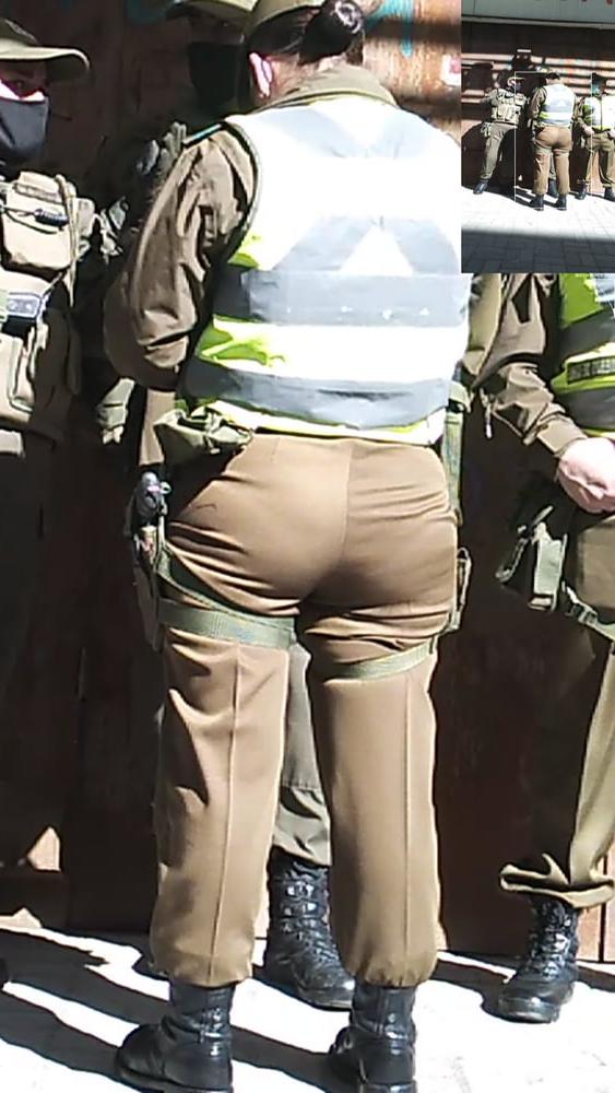 7P Chilean Policewoman Big Ass - Paca Culona