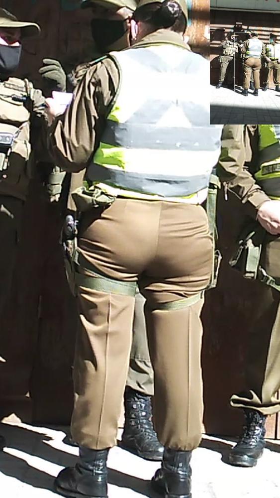 7P Chilean Policewoman Big Ass - Paca Culona