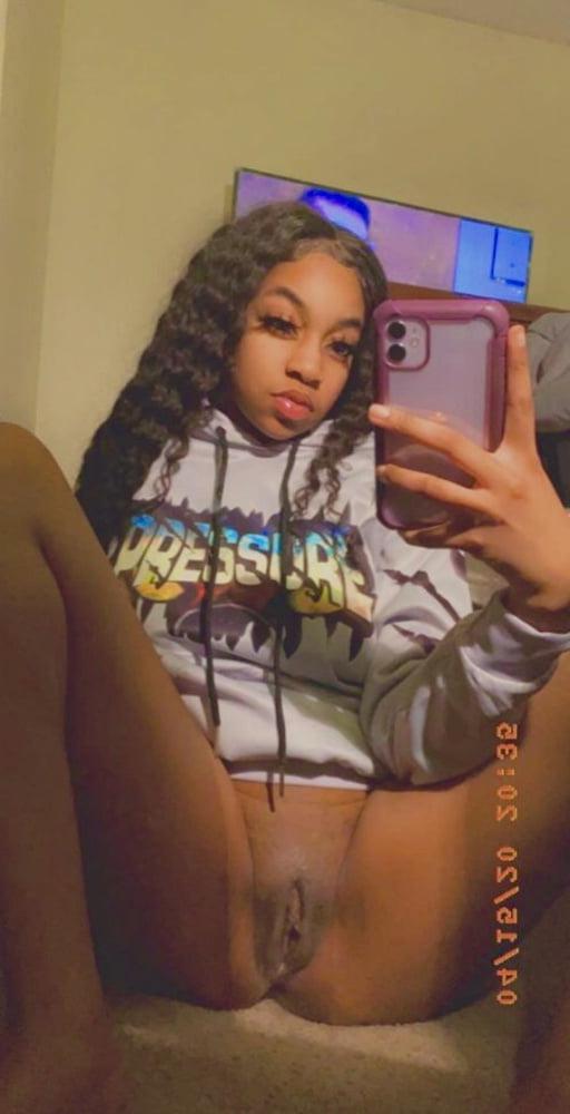 22P BABY KYRIE.....SLIM THICK PETITE EBONY TEEN ASS