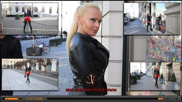 25P Hot german anal slut in leather sexy outfits and high heels