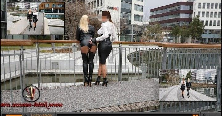 25P Hot german anal slut in leather sexy outfits and high heels