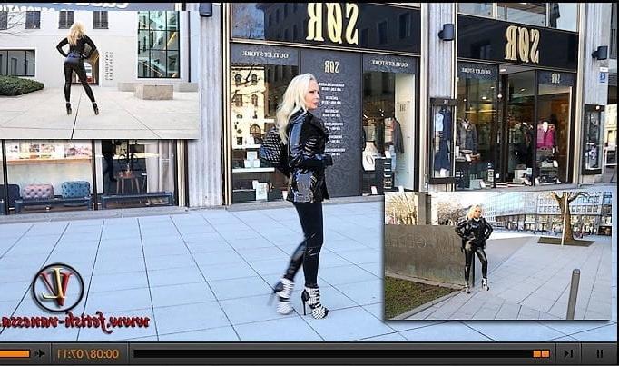25P Hot german anal slut in leather sexy outfits and high heels