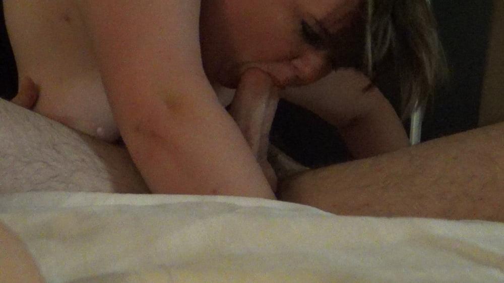 16P Bbw wife blows bwc bull in motel