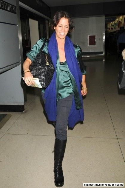 13P Female Celebrity Boots &amp; Leather - Alanis Morissette