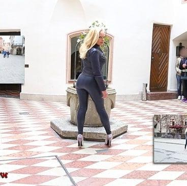 25P Hot german anal slut in leather sexy outfits and high heels