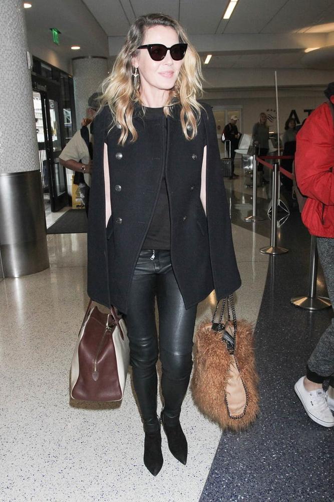 12P Female Celebrity Boots &amp; Leather - Connie Nielsen