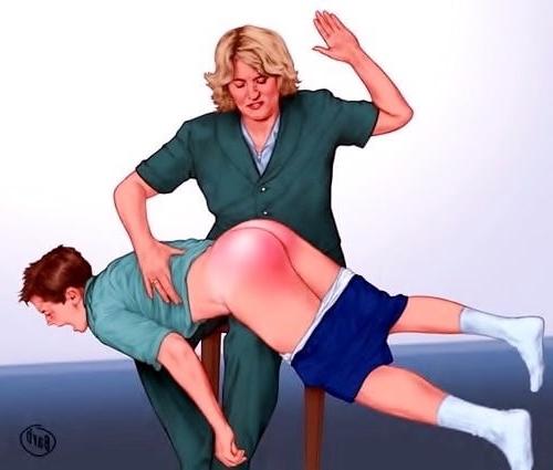 20P Spanked Boys Art.