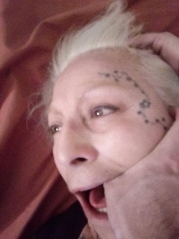 14P Tattoo Granny And Her Last Chance With Oral Casting