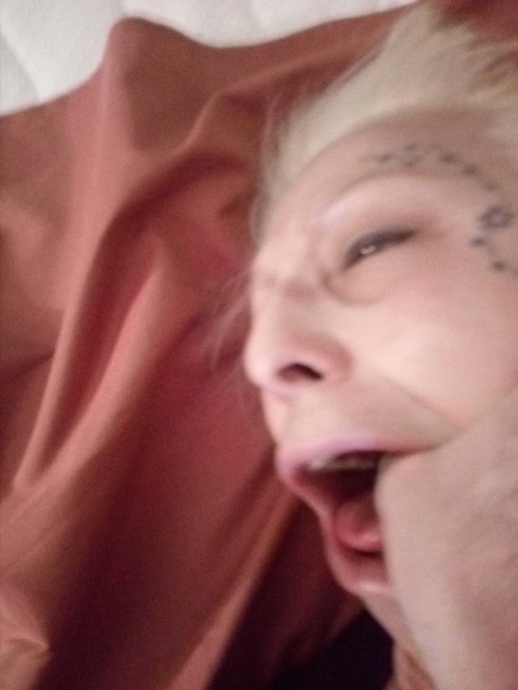 14P Tattoo Granny And Her Last Chance With Oral Casting