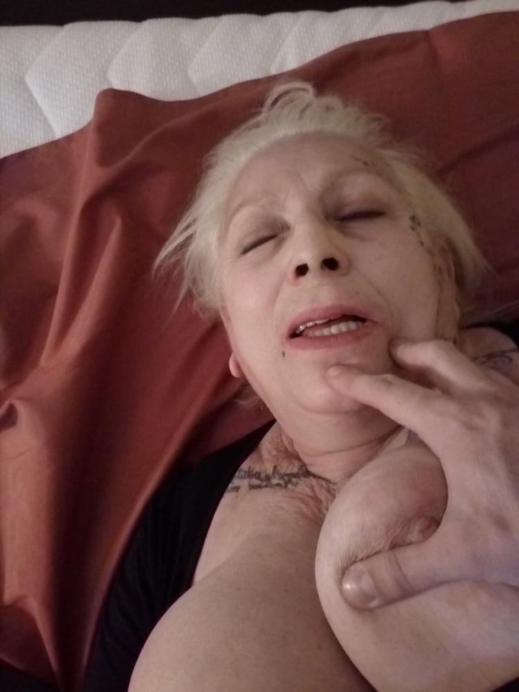 14P Tattoo Granny And Her Last Chance With Oral Casting