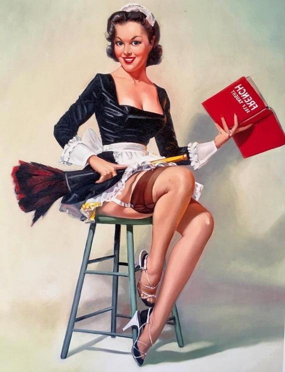 25P Pin up maid