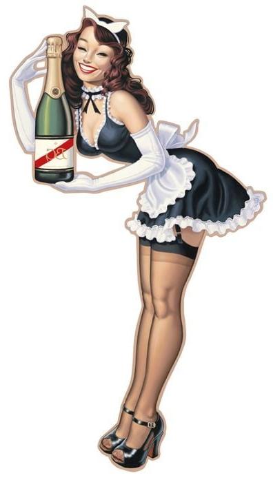 25P Pin up maid