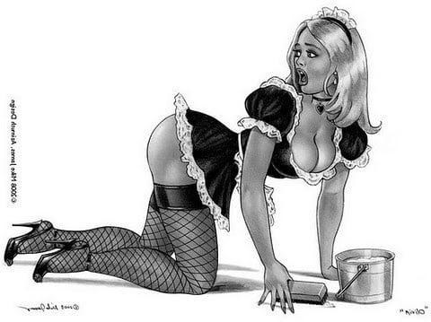 25P Pin up maid